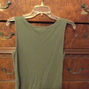 Venezia Tops - Venezia Army Green Top Size 14/16 Venezia Tops - Venezia Army Green Top Size 14/16